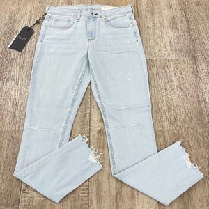 NWT Rag & Bone Mid-Rise Skinny Ankle Denim Sz 26